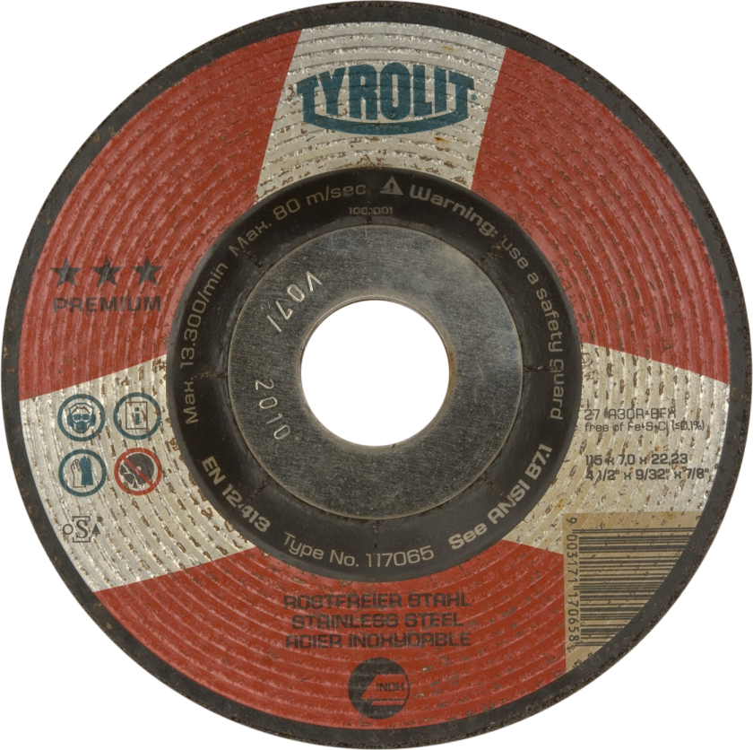 Skrubskive Premium 27E ø125Ã7 A30R-BFX