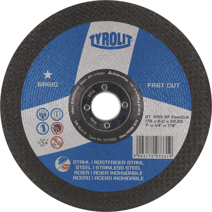 Skrubskive Basic 27C ø230Ã6 A30-BF FC