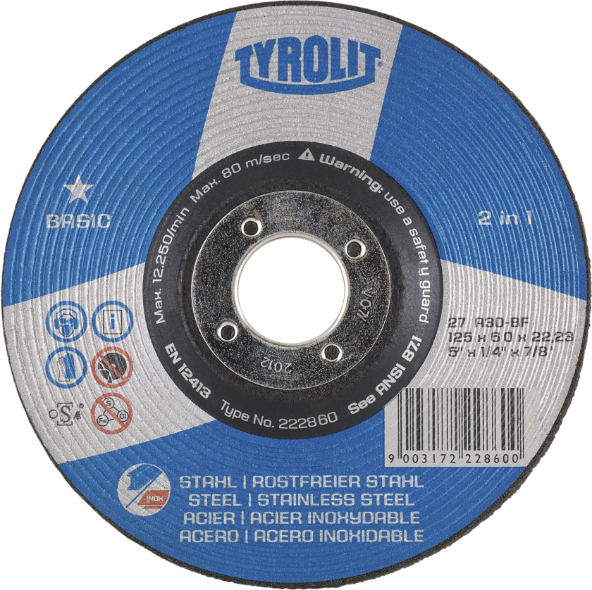 Skrubskive Basic 27C ø150Ã6 A30Q-BF