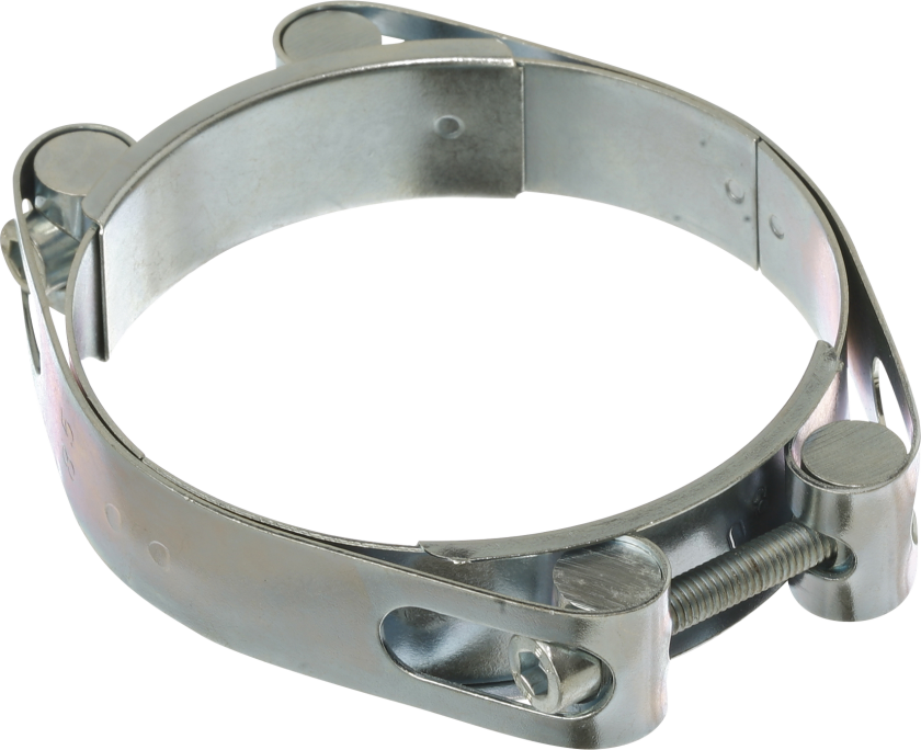 Power Clamp galv. 20mm 2ÃM6 bolt, 165-175mm