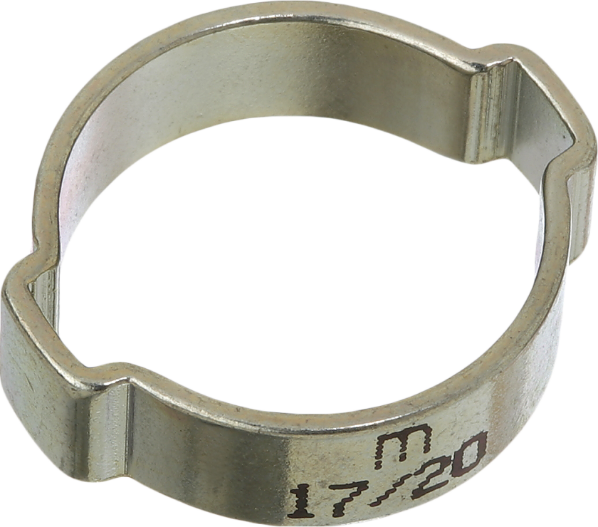 Øreklemme m/2ører galv. 34-37mm