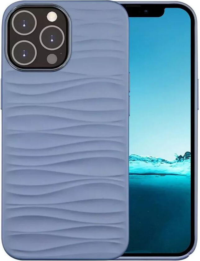 dbramante1928 iPhone 14 Pro Max Dune Deksel - 100% Resikulert Plast - Blå