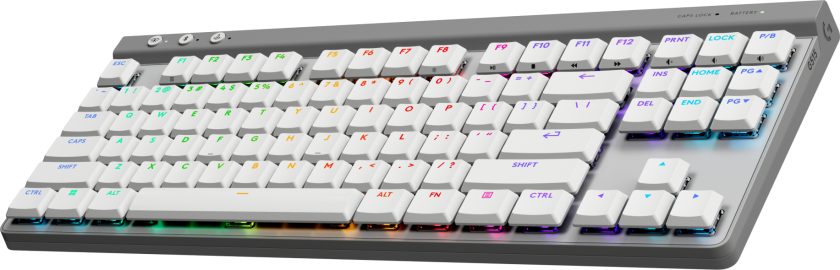 G515 LIGHTSPEED TKL - Tactile - White - Gamingtastatur - Uten numpad - Nordisk - Hvit