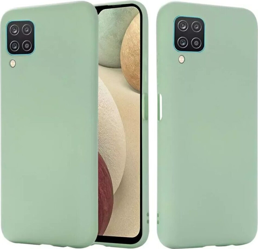Samsung Galaxy A12 Silikon Deksel - Grønn