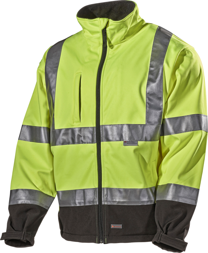Jakke Softshell 289P Gul Str. XS