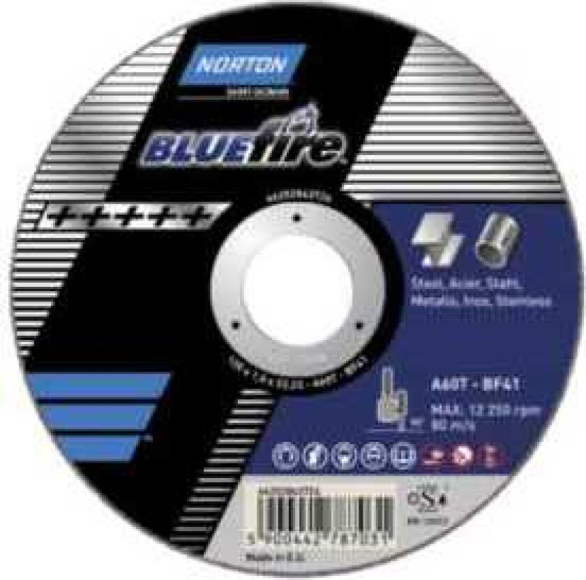 Sk.skive 76x1.6x10.0 bluefire