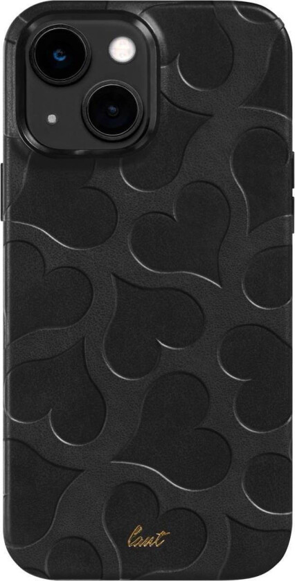 MOTIF iPhone 14 Max 6.7" cover - Sort (Heart)