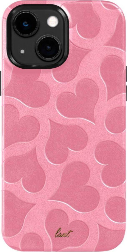 MOTIF iPhone 14 Max 6.7" cover - Lyserød (Heart)