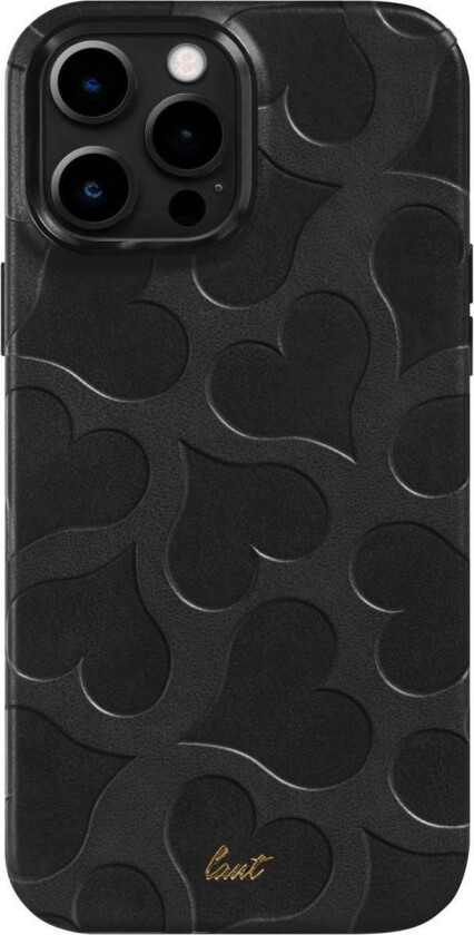 MOTIF iPhone 14 Pro Max 6.7" cover - Sort (Heart)
