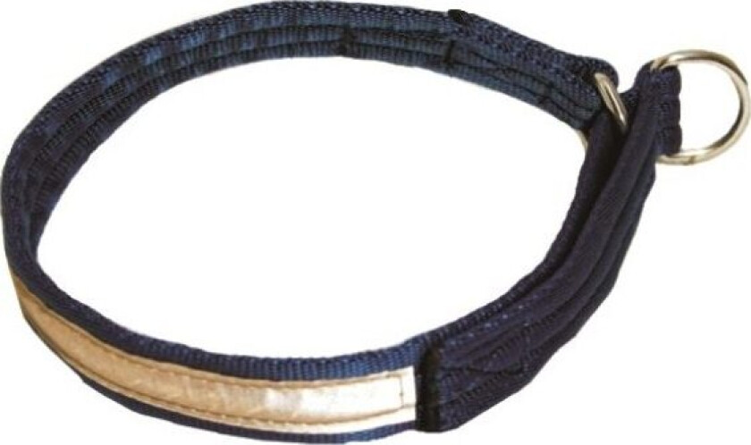 Trine Hundehalsbånd Halvstrup Blå - 40cm