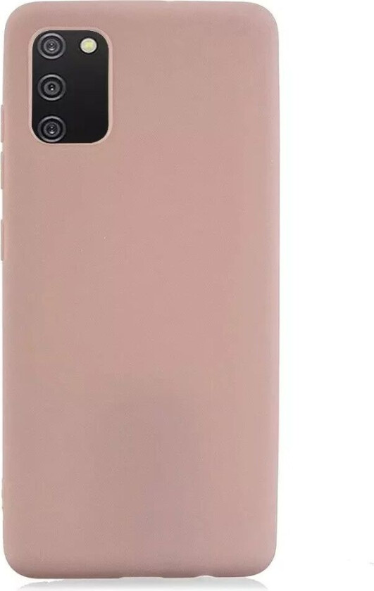 Samsung Galaxy A02s Mat Fleksibel Deksel - Blush Pink