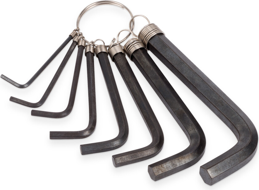 Unbrakonøkkelsett 8 deler - 2,0 - 10 mm