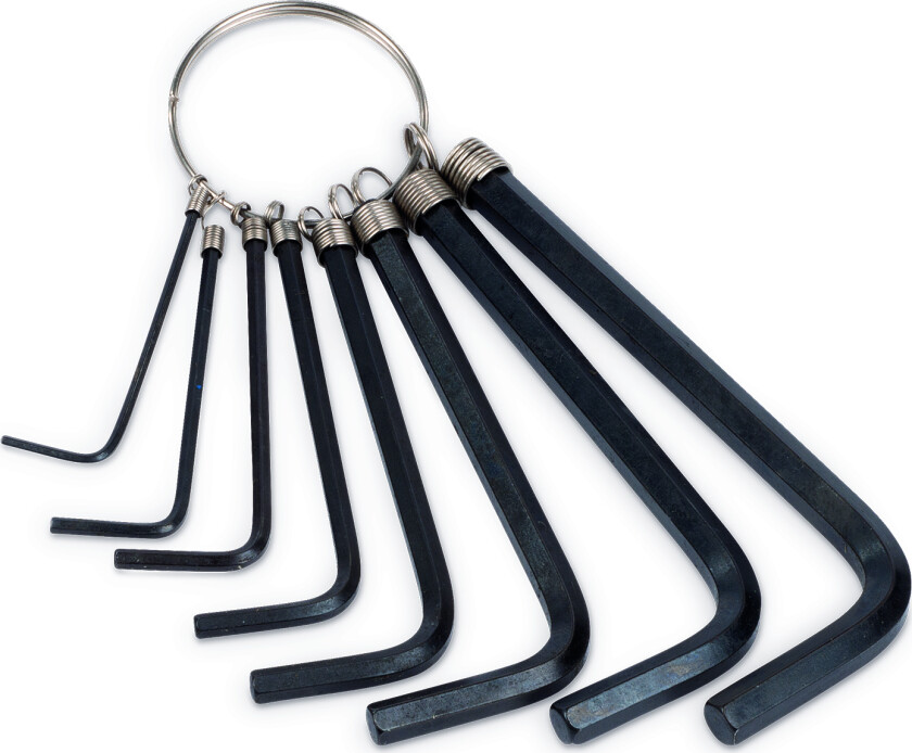 Unbrakonøkkelsats 8 deler - 1,5 - 6 mm