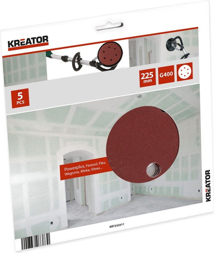 Slipepapir til giraffsliber Ø 225 mm K400