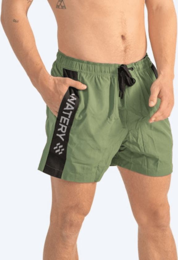 badeshorts til menn - Signature Eco - Dust Green