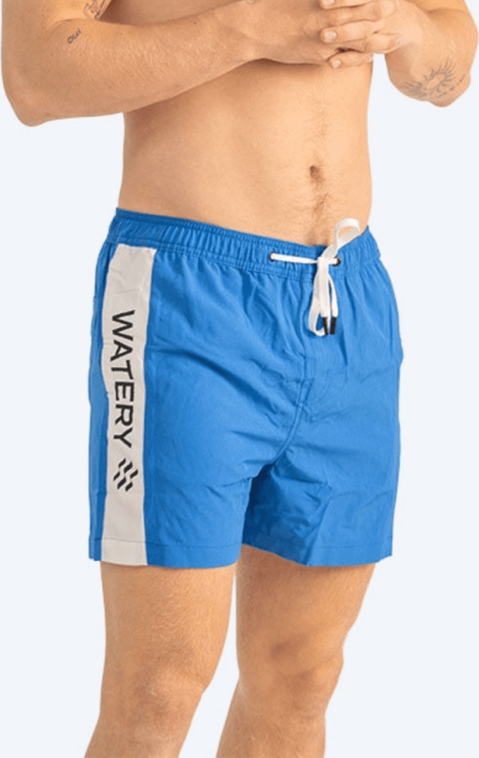 badeshorts til menn - Signature Eco - Blå