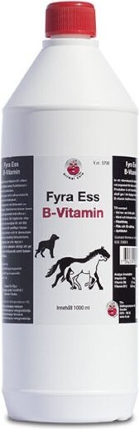 Fyra Ess B-Vitamin, 4 flaskestørrelser