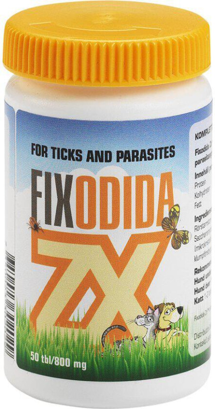 Fixodida Zx tabletter mot flått - 50 tabletter