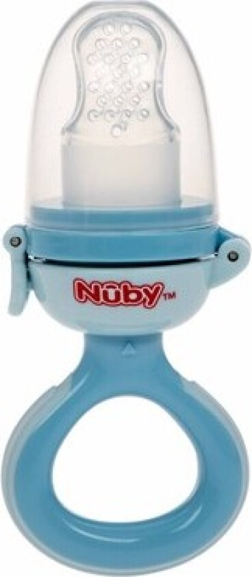 Nüby, Silikon Matsmokk, 6 Mnd., Blue