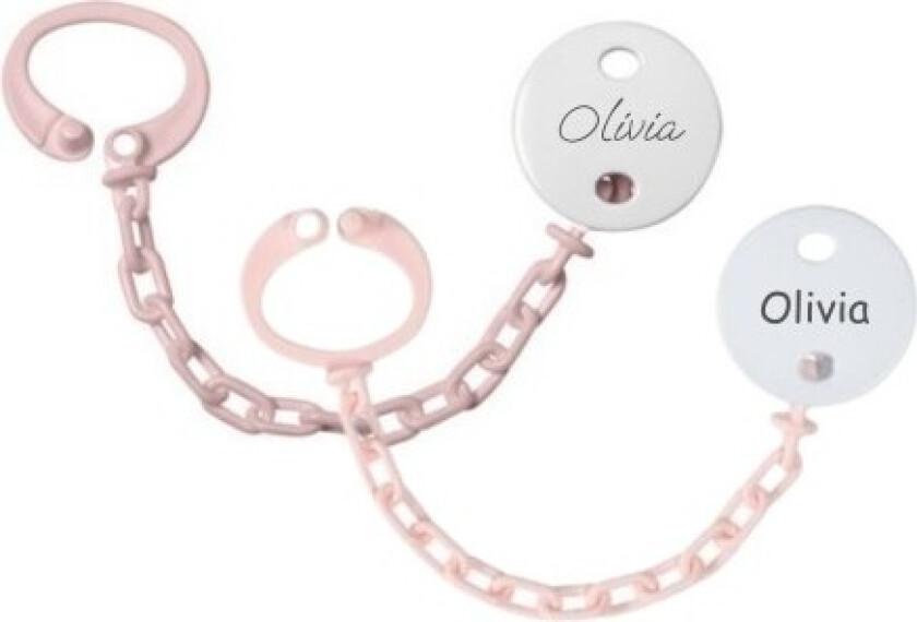 Personalisert Smokkekjede, Rund, 2-pack, Tilgjengelig I Flere Farger