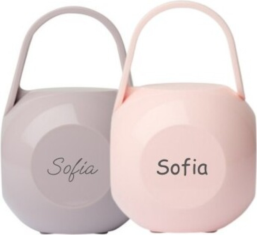 Smokkeboks Med Navn, 2-pack, Tilgjengelig I Flere Farger