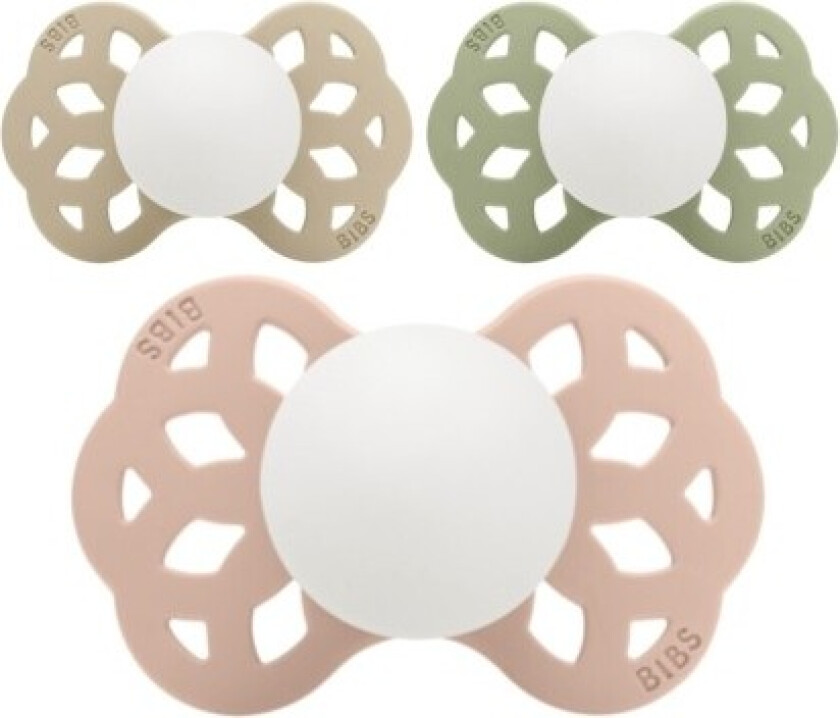 Bibs Infinity Night, Str. 2 (6+ Mnd.), Symmetrisk - Silikon