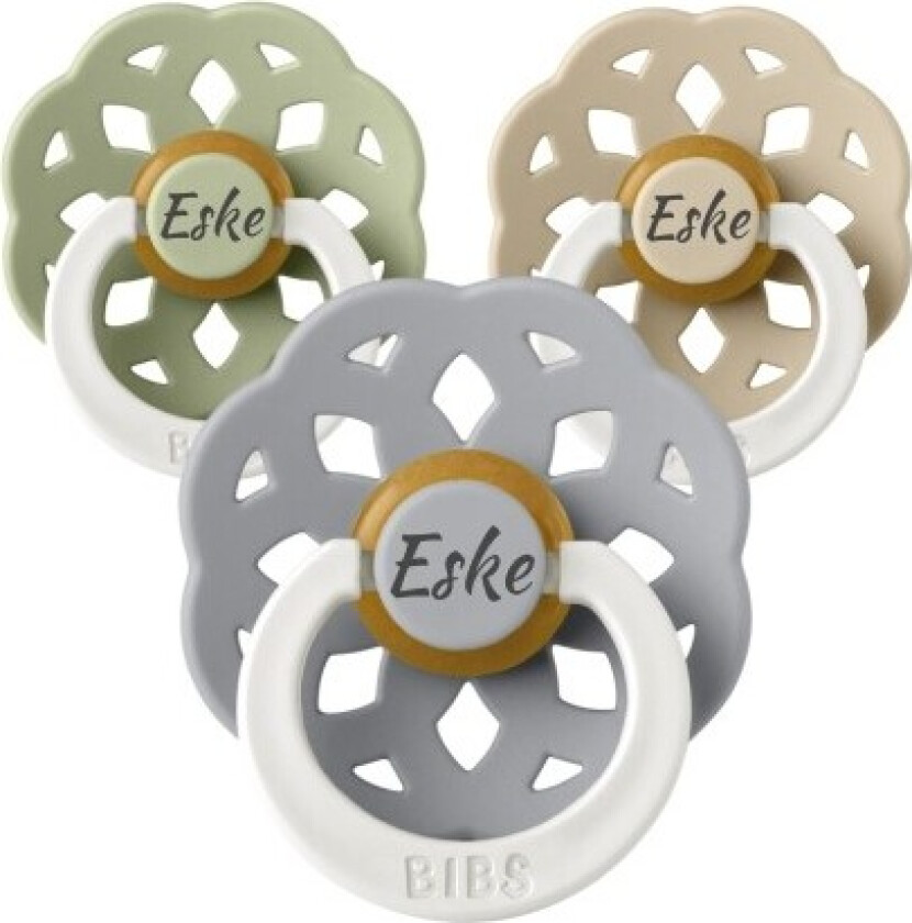 Bibs Boheme Night , Str. 2 (6+ Md.), Rund - Lateks, Smokker Med Navn