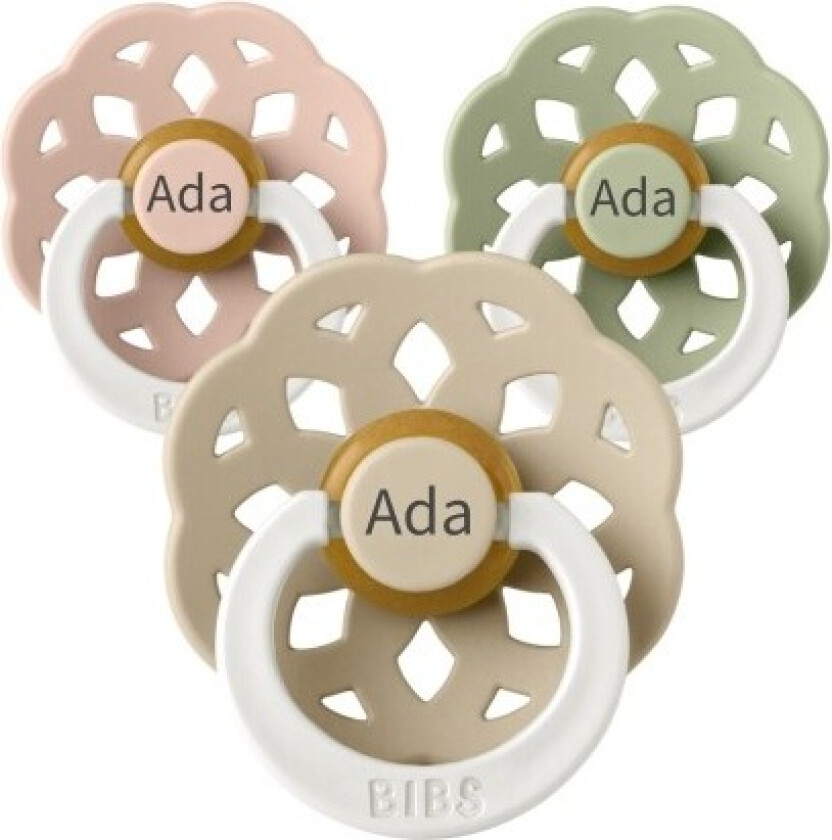 Bilde av Bibs Boheme Night , Str. 1 (0-6 Md.), Rund - Lateks, Smokker Med Navn