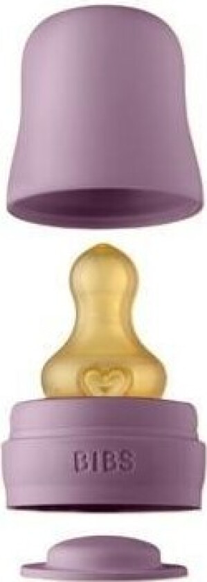 Bibs Bottle Kit, Tilbehør Til Tåteflaske, Topp Og Flasketut I Rund Lateks