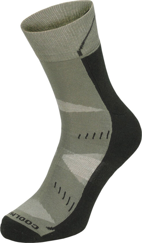 Trekking Socks - Padded Sole Green
