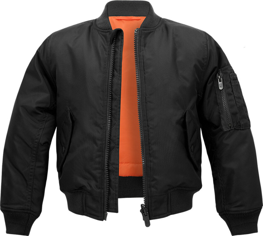 Kids MA1 Jacket Black