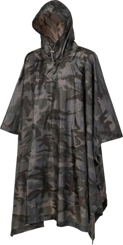 Ripstop Poncho Dark Camo