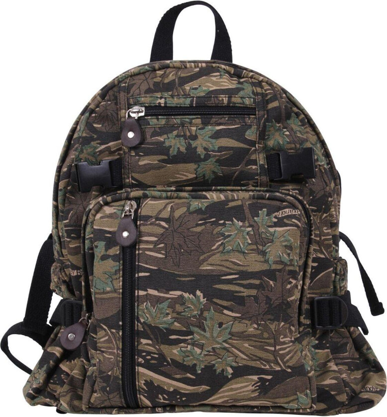 Vintage Canvas Mini Backpack Smokey Branch Camo