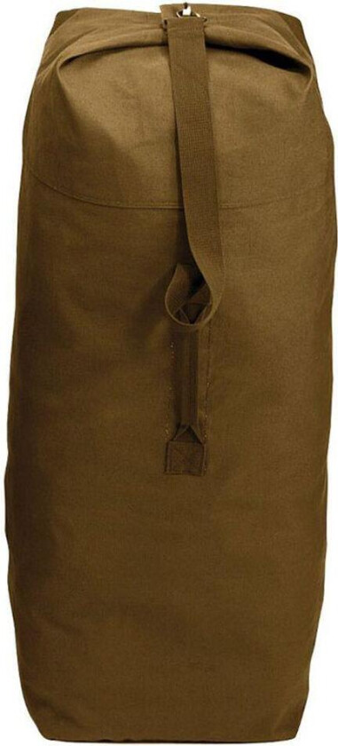 Heavyweight Top Load Canvas Duffle Bag Coyote Brown
