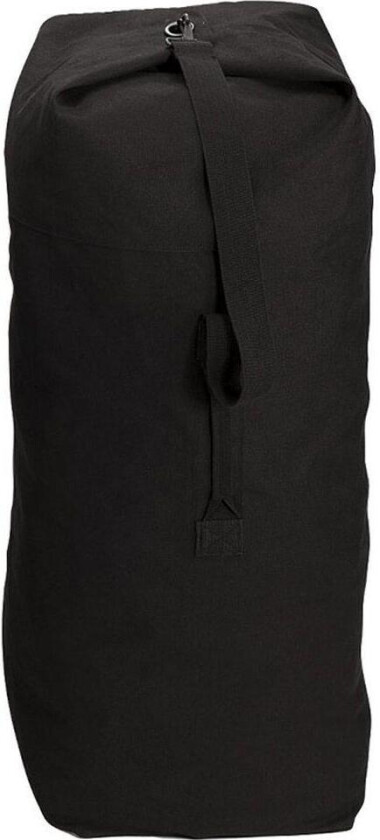 Heavyweight Top Load Canvas Duffle Bag Black Giant
