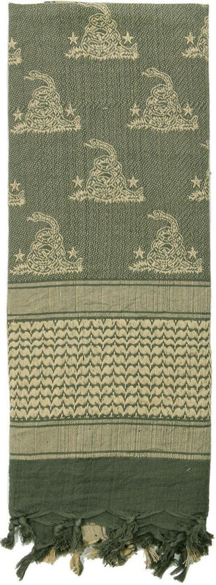 Gadsden Snake Shemagh Tactical Desert Scarf Foliage Green