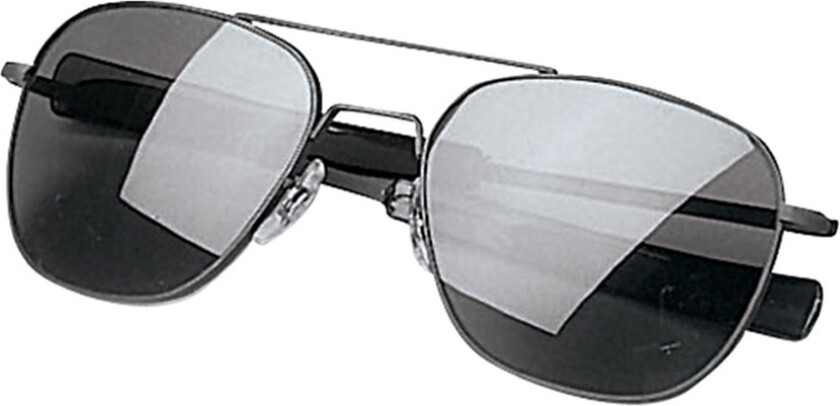 G.I. Type Aviator Sunglasses Black / Smoke