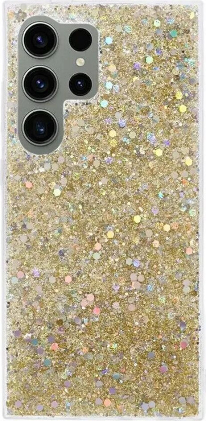 Samsung Galaxy S24 Ultra Glitter Deksel - Gull