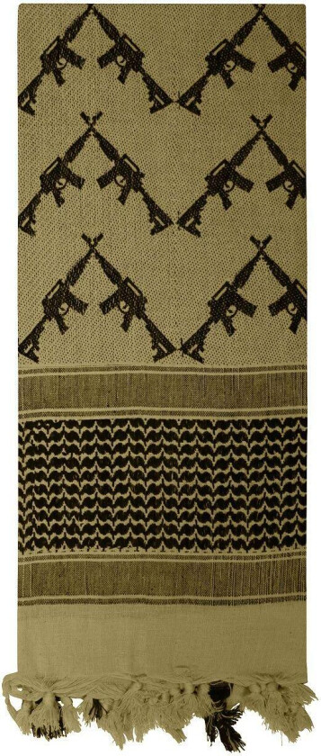 Deluxe Partisan Scarf with Crossed Carbines Olive