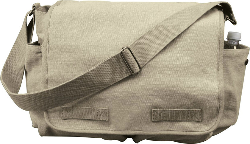 Vintage Messenger Shoulder Bag - 15 Liter Khaki