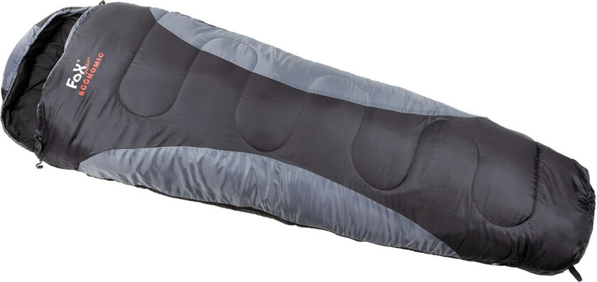 'Economic' Sleeping bag Black / Grey