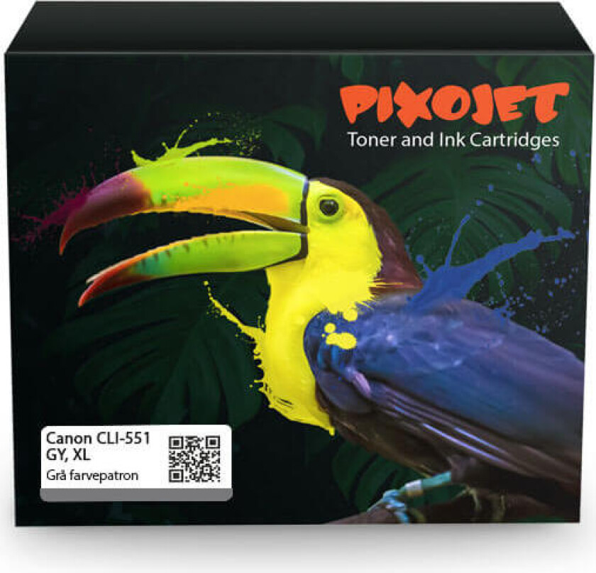 Blekkpatron Canon CLI 551 XL Grå 12 ml