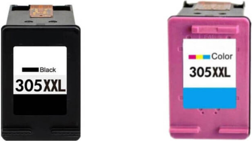 HP 305 XL combo pack 2 stk blekkpatron - Kompatibel - BK/C 36 ml