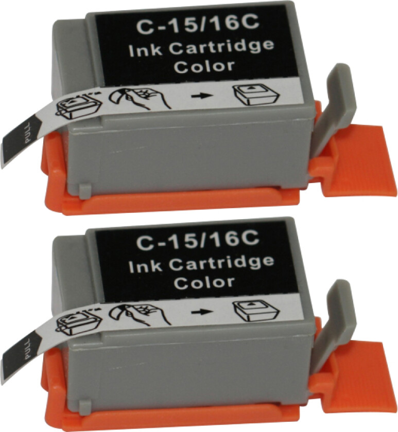 BCI-16 C combo pack 2 stk blekkpatron - Kompatibel - Farge 12,6 ml