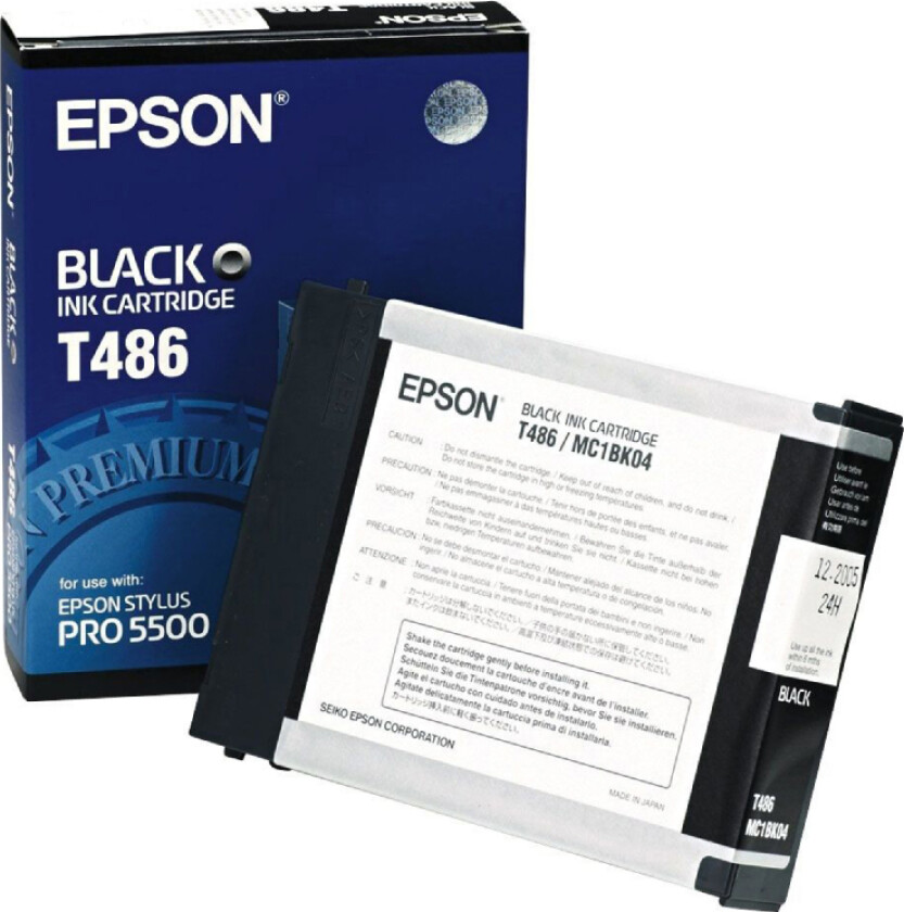 Epson T48 C/LC blekkpatron - C13T489011 Original - Cyan 110 ml