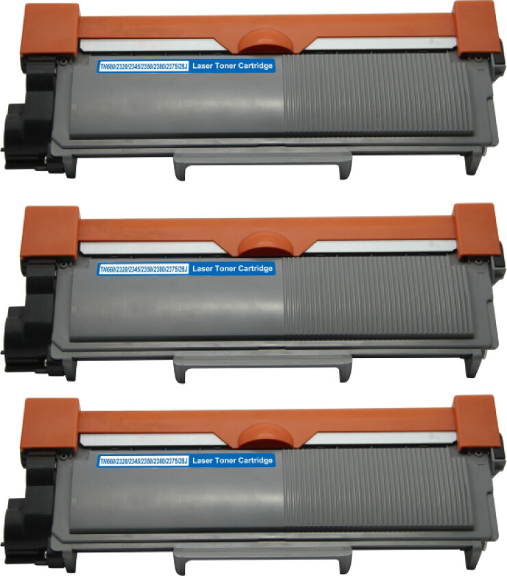 TN 660 BK combo pack 3 stk Toner - Kompatibel - Svart 7800 sider
