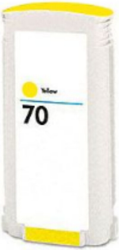 70 - C9454A blekkpatron Kompatibel Gul 130 ml