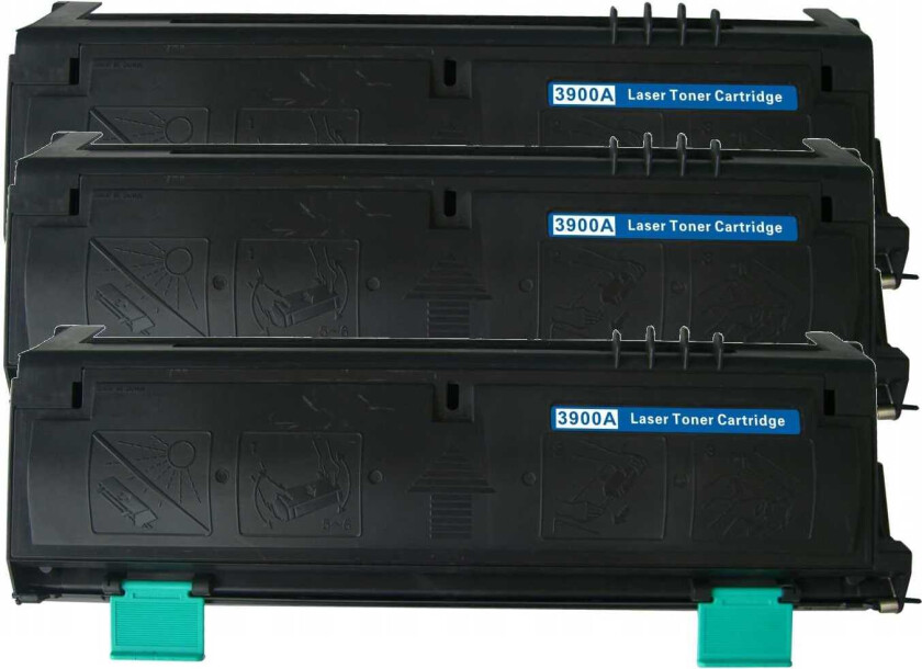 3900A BK combo pack 3 stk Toner - C3900A Kompatibel - Svart 24300 sider