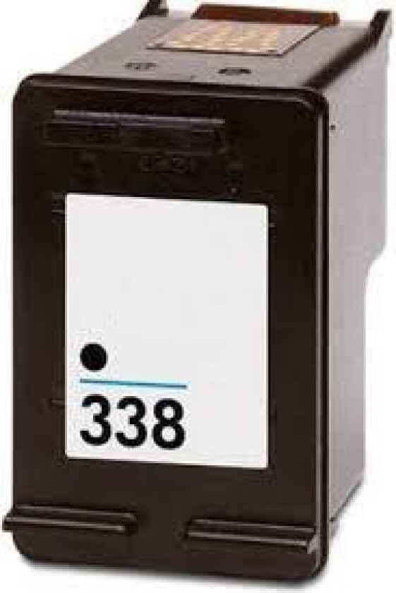 338 BK C8765E, blekkpatron - Kompatibel - Svart 15 ml
