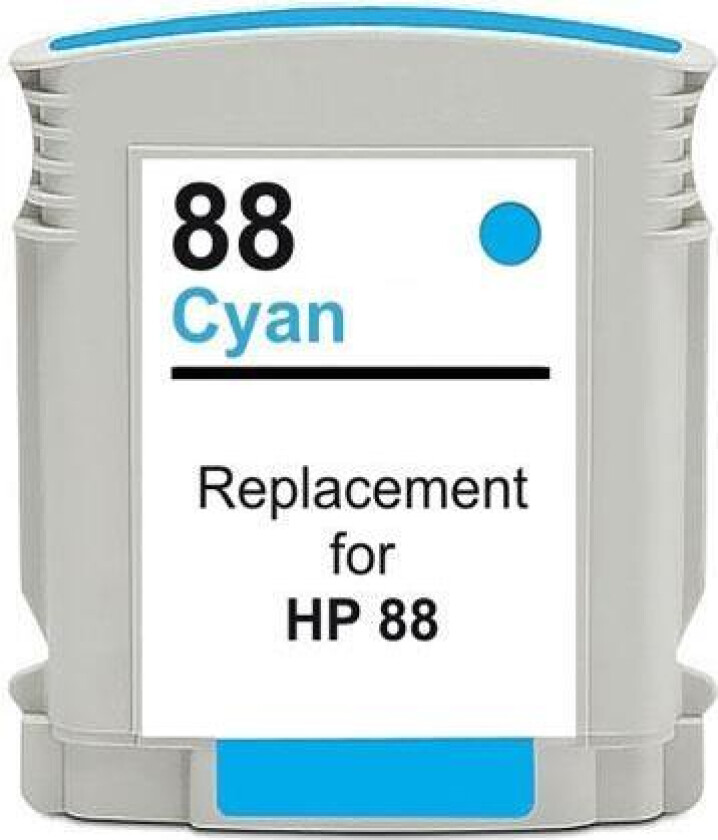 88 C XXL C9391A Cyan kompatibel Blekkpatron 28 ml